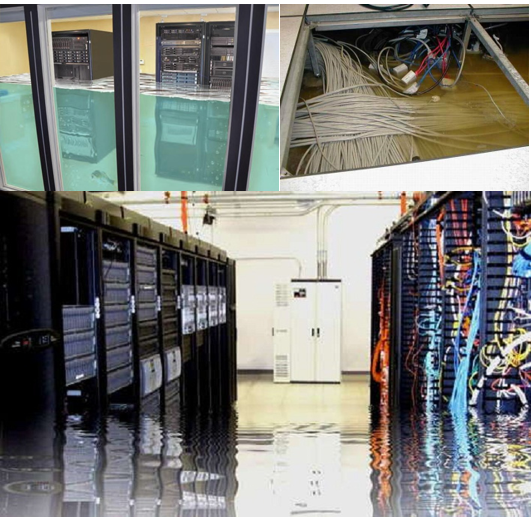Figura 5.&nbsp; R. Datacenter, PandoraFMS y Computerworld, “Ejemplos de Centross de Datos inundados, (a) ¿RTO vs RPO?, (b) Octopods flood, (c) calor y lluviasentre los grandes desafíos para la transformación digital del centro de datos,” 2013.
[Fotografía]. Disponible en:&nbsp;https://revistadatacenter.wordpress.com/2013/12/12/cual-es-la-diferencia...
https://pandorafms.com/docs/index.php?title=File:Octopods_flood.jpg
https://computerworldmexico.com.mx/calor-y-lluvias-entre-los-grandes-des...&nbsp;[Consultado en junio 22, 2020].

